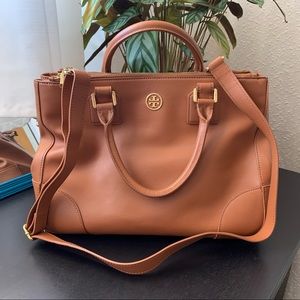 Tory Burch Brown Large Satchel